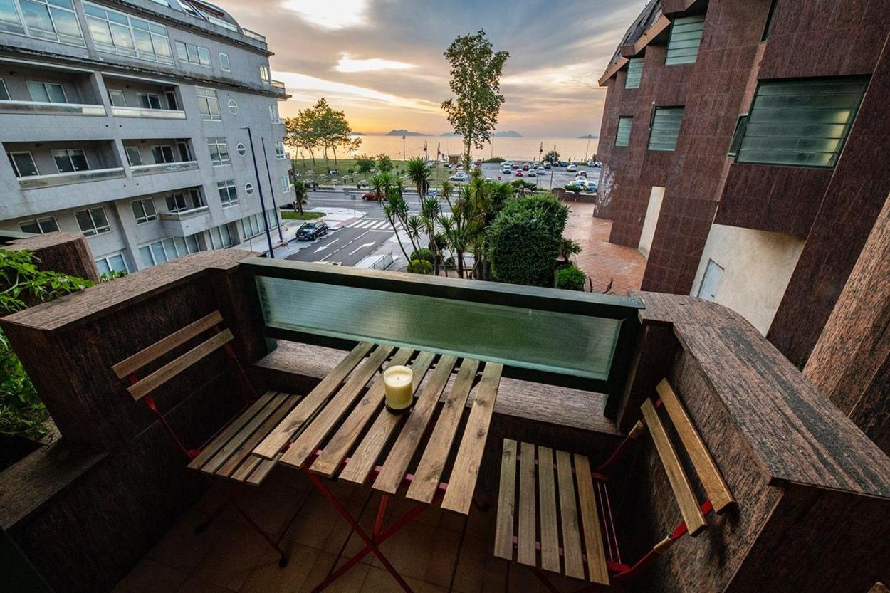 Apartamento Playa De Samil Виго Екстериор снимка
